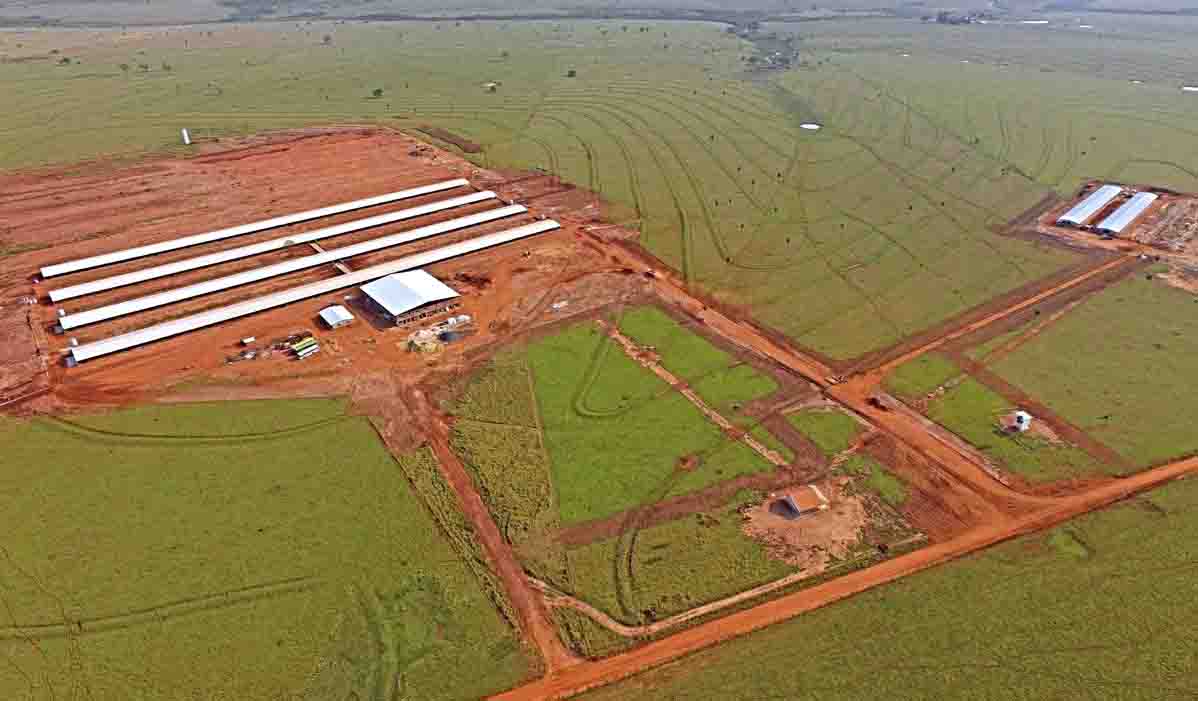 Visão aérea da unidade Jatei