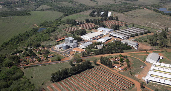 Visão aérea da unidade yokochi